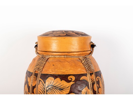 Traditional Handcrafted Thai Rice Basket Box