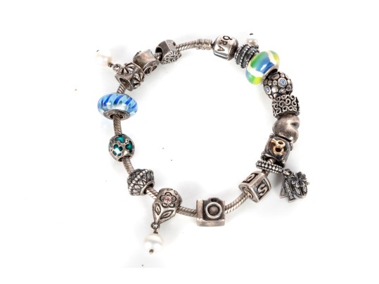 Sterling Silver Pandora Bracelet (Custom)