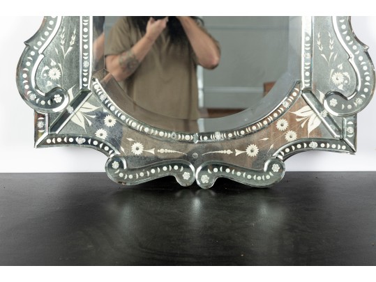 Etched Venetian Mirror 