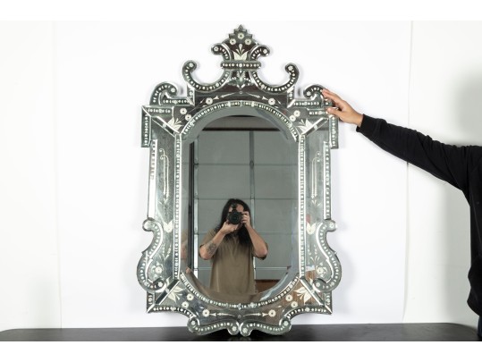Etched Venetian Mirror 