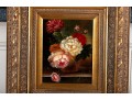 Oil On Canvas Floral Still-Life Painting -- Signed