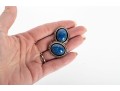 Lapis Lazuli Cabochon Necklace And Earrings 