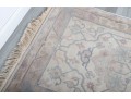 Hand-Knotted Ivory Oushak Style Rug (5'8