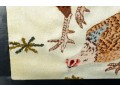 Stunning Satin Chicken Embroidery 