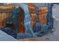 *Helen F. Ginsberg (American, 1922-2011) Oil On Canvas Of Badlands