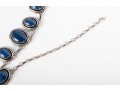 Lapis Lazuli Cabochon Necklace And Earrings 