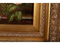 Oil On Canvas Floral Still Life Painting -- Signed 