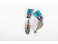 Collection Of Sterling Silver Native Tribal Earrings 