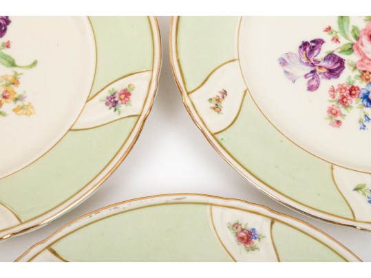 Set Of Six Bavaria Porcelain Dessert Plates