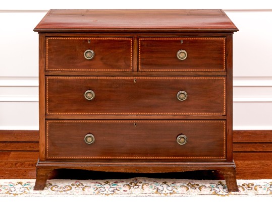 English Edwardian Chest Of Drawers, Ca. 1900-1920