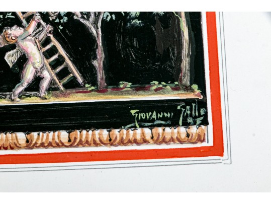 Contemporary Collection Original Watercolors, Italian Scenes