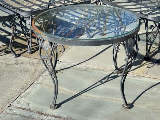 Six Piece Cast Aluminum Outdoor Patio Set