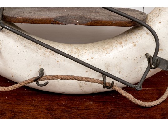 Semi-Antique Life Bouy, Marked SOS