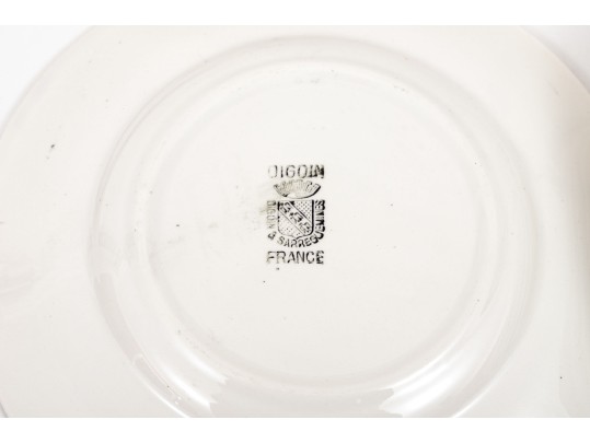 Set Of Eleven French, Digoin Ceramic 7