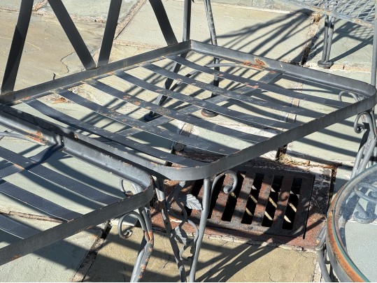 Six Piece Cast Aluminum Outdoor Patio Set