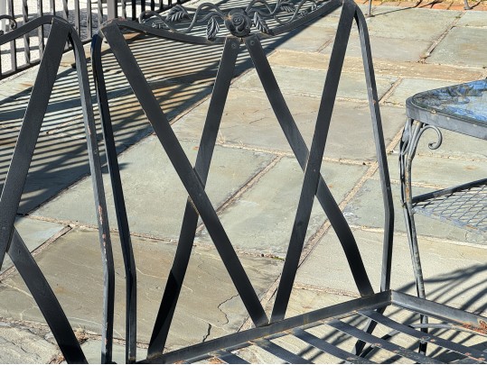 Six Piece Cast Aluminum Outdoor Patio Set