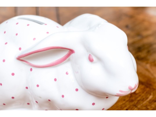 Adorable Tiffany & Co Rabbit Coin Bank