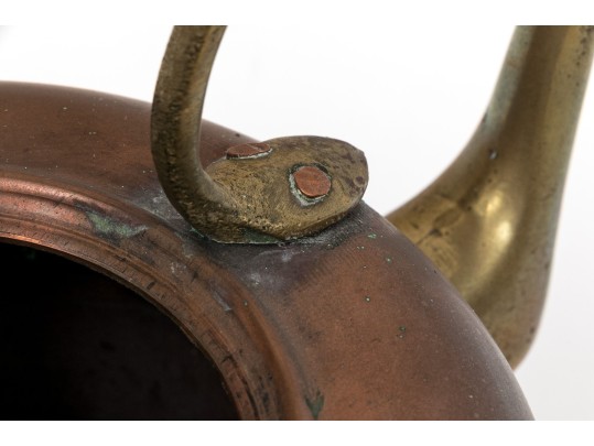 Antique Copper Tea Kettle