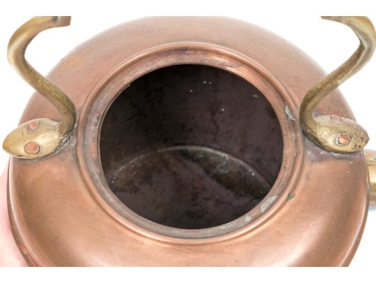 Antique Copper Tea Kettle