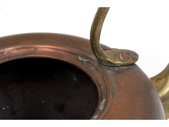 Antique Copper Tea Kettle