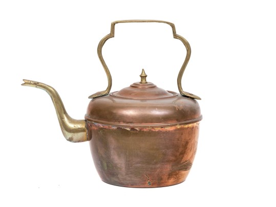 Antique Copper Tea Kettle