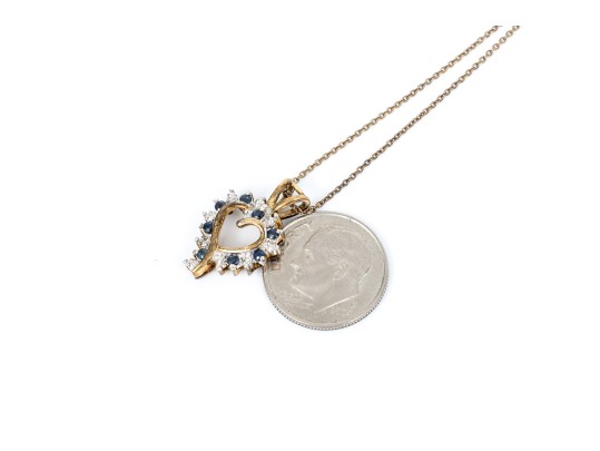 Sterling Silver Vermeil Classic Lot Of Blue And White CZ Jewelry Pieces