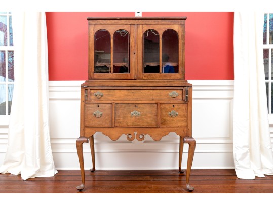 Antique Book Case Cabinet