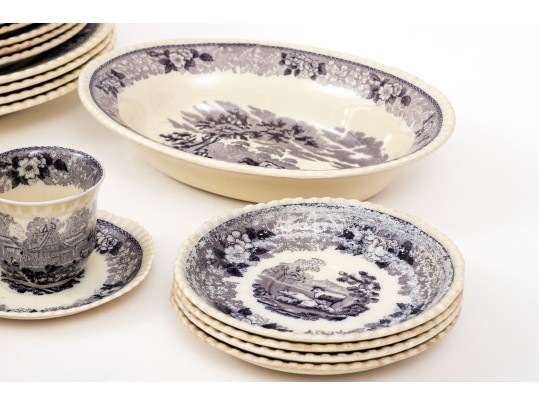 Fourty-five Piece English, Adams Ironstone 