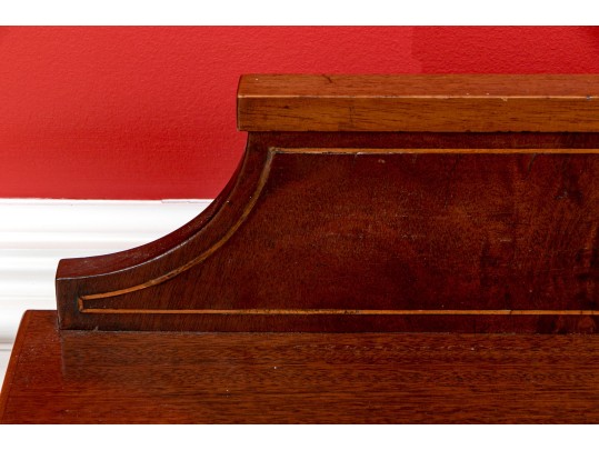 Quality English Marquetry Inlaid Console Table