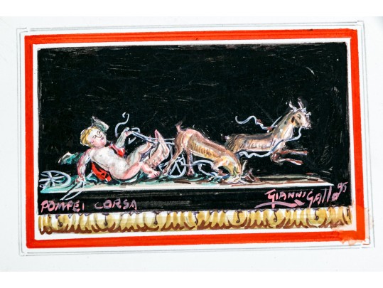 Contemporary Collection Original Watercolors, Italian Scenes