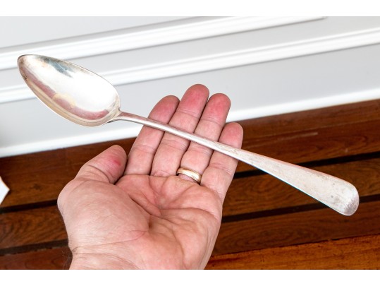 Two Sterling Silver English George III, London, 1817, Susanna Peppin, Stuffing Spoons, 6.86 Ozt.