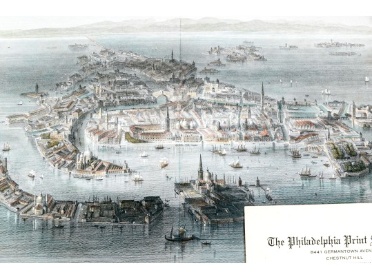 Collection Of Six Italian Hand-colored Lithographs