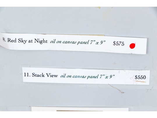 Hal DeWaltoff (American, 20th C.) Oil On Canvas Panel, Coastal Scene With Lighthouse