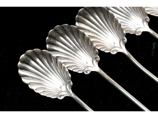 Set Of Six Vintage Sterling Silver Iced Tea Spoons, 2.09 Ozt.