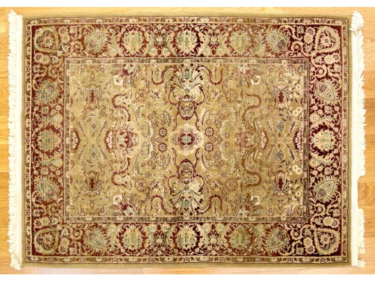 Turkish Style Wool Machine-Made Carpet 5’0