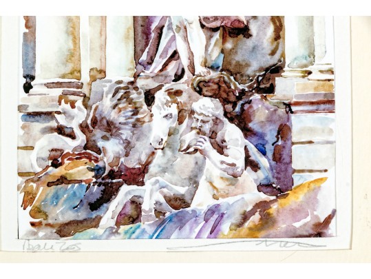 Contemporary Collection Original Watercolors, Italian Scenes