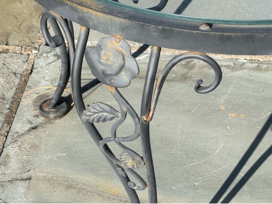 Six Piece Cast Aluminum Outdoor Patio Set
