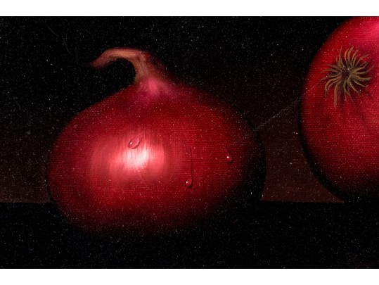 Al Jackson (Am. 1940-2001) Oil On Canvas, Red Onions