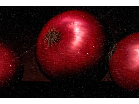 Al Jackson (Am. 1940-2001) Oil On Canvas, Red Onions
