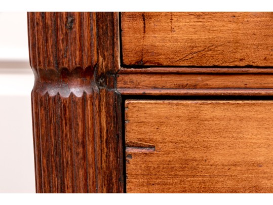 American Federal Cherry Chest, First Half 19th C. 