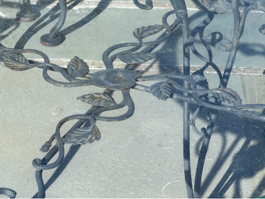 Six Piece Cast Aluminum Outdoor Patio Set