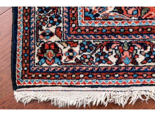 Hand-knotted Wool Accent Carpet 3'-7 1/2