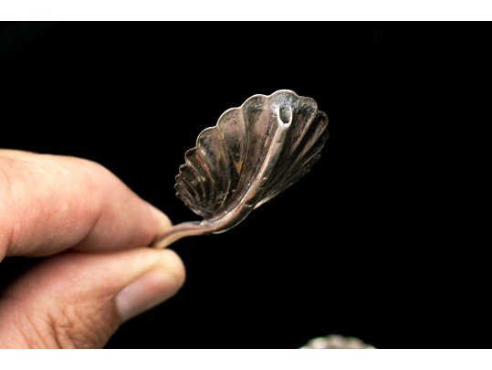 Set Of Six Vintage Sterling Silver Iced Tea Spoons, 2.09 Ozt.