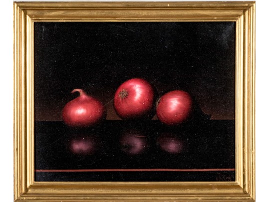 Al Jackson (Am. 1940-2001) Oil On Canvas, Red Onions