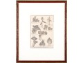 Collection Of Four Katsushika Hokusai (Japanese, 1760-1849) Woodblock Prints