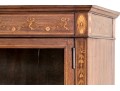 Georgian Style Satinwood Inlaid Mahogany Book Case