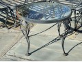 Six Piece Cast Aluminum Outdoor Patio Set