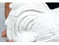 Italian White Glazed Ceramic Model Of A Rooster