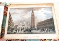Collection Of Six Italian Hand-colored Lithographs