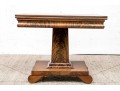 Antique Mahogany And Figured Wood Games Table 